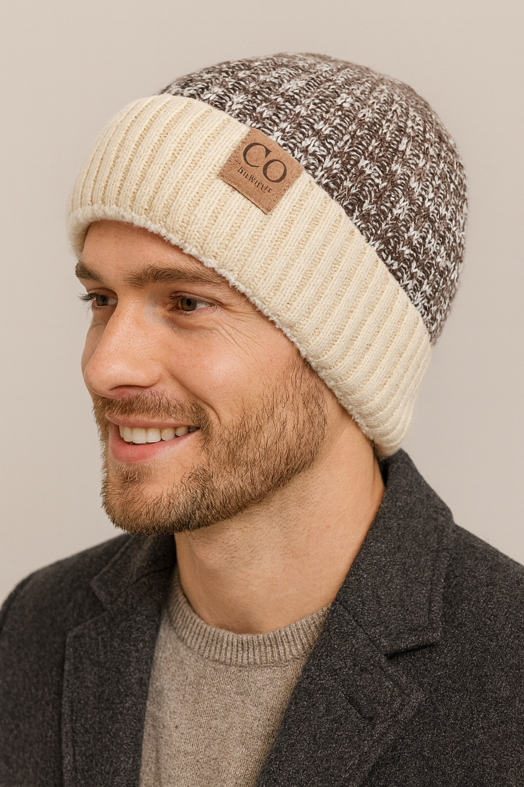 Unisex Winter beanie with fur