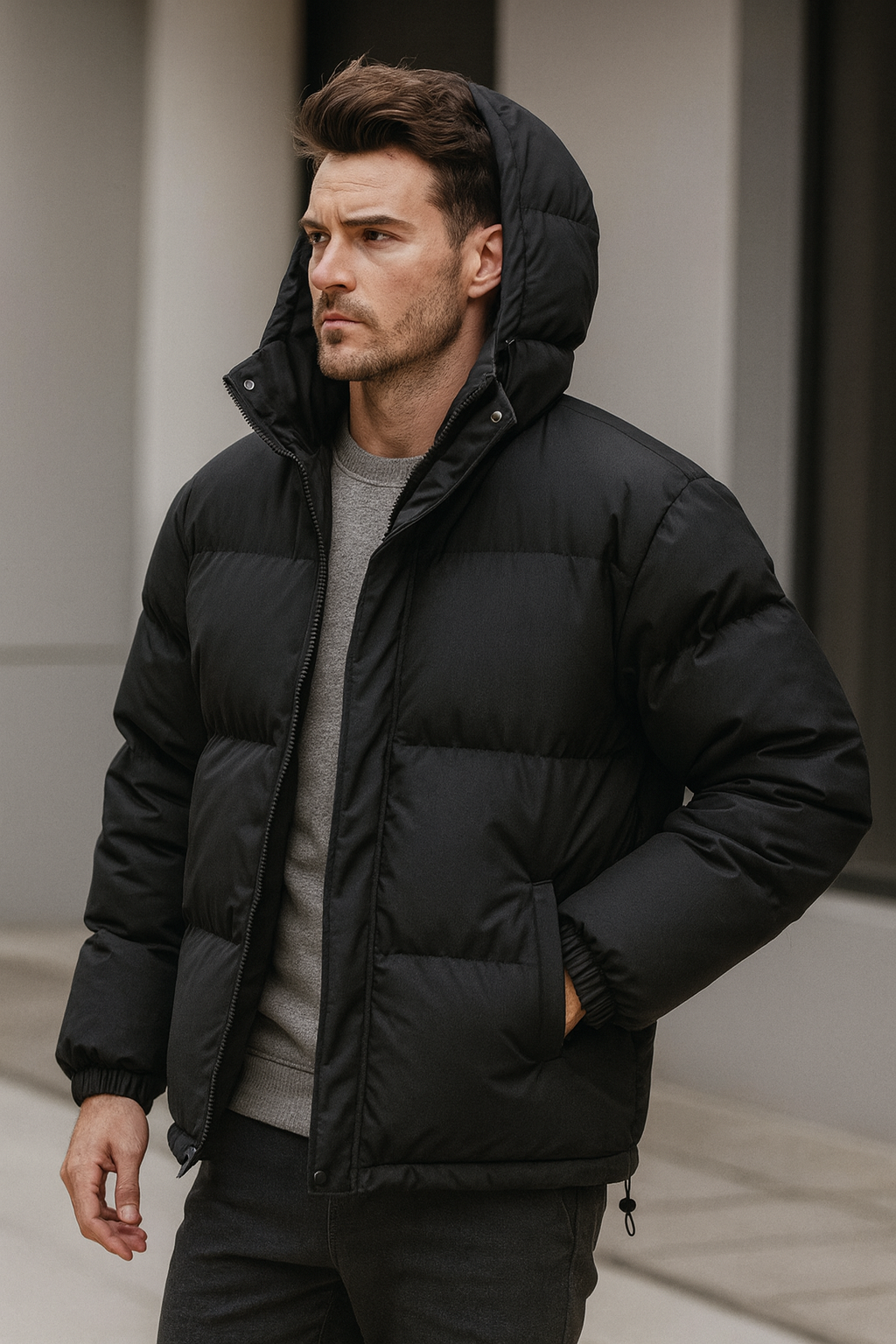 Mens waterproof winter coat