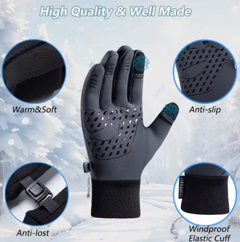 Thermal waterproof gloves