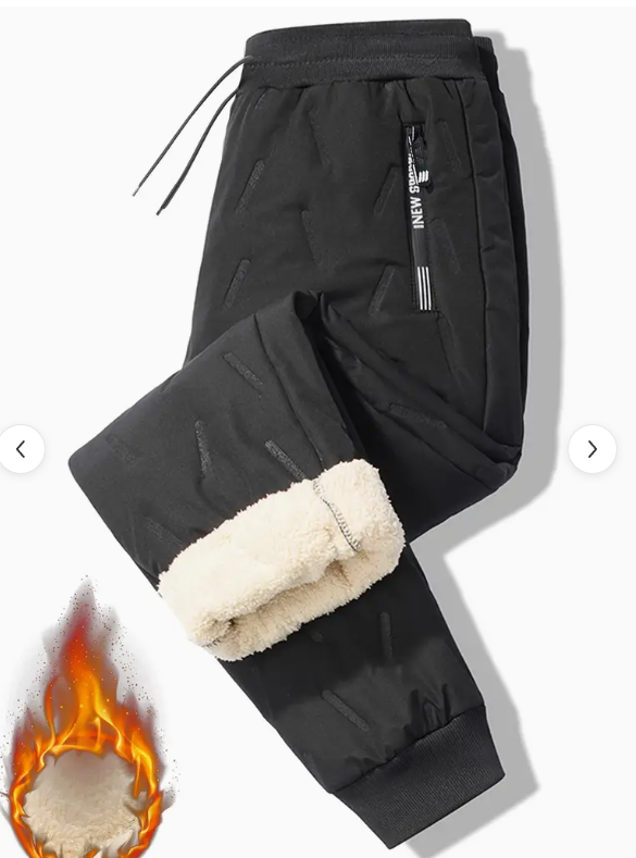 waterproof internal fur pants